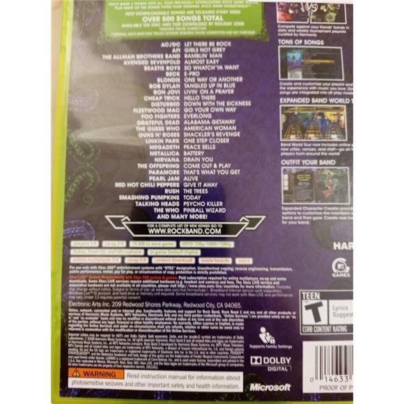 Guitar Hero II Xplorer X-Plorer Rock Band Controller Bundle Lot Dongle Xbox 360 - Picture 9 of 10